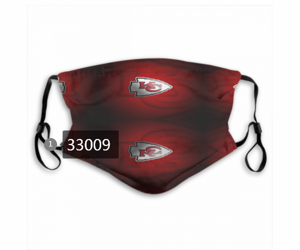 New 2021 NFL Kansas City Chiefs #96 Dust mask with filter